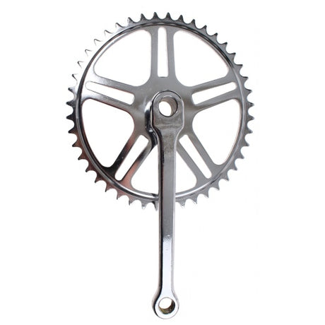 Ensemble de manivelle avec Spiegat 44T 170 mm d'argent