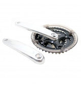 Crank Set 48 38 28 Silver