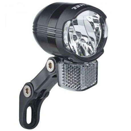 Phare avant LED b r dynamo moyeu brillant 80 lux + feu de position en boîte