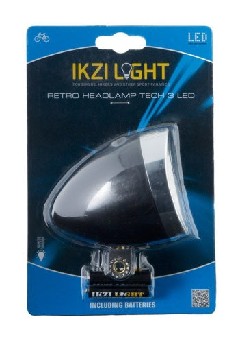 Batterie noire à LED rétro du phare