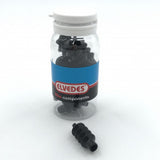 Elvedes V-Brake Cable Bends Rubber 35 mm (15 pièces)
