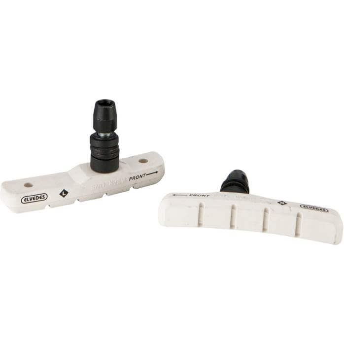 Ensemble de blocs de frein Elvedes V -Brake 72 mm - blanc (sur carte)