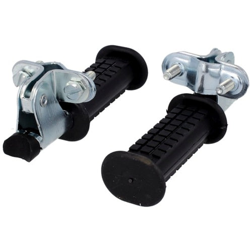 Polisport plasticos s.a. jeu de repose-pieds bobike 1110s - fourche arrière - noir