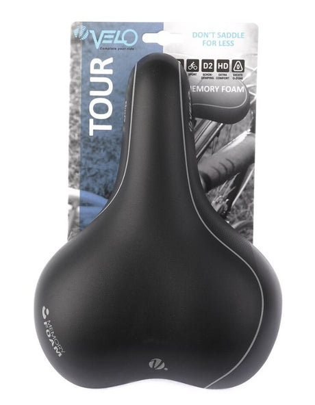 Aspirateur de tour de selle Velo avec o-zone et mousse à mémoire de forme, femme
