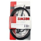 Simson Gear Cable Set Nexus 1700 2150 mm de plata negra