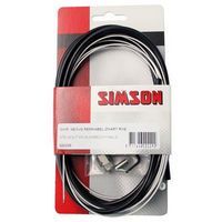 Simson brake cable Set Nexus Rollerbrake 1600 2250 mm Black Silver