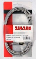 Simson Rollerbrake BRAKE CABLE SET TOLLAGE STRAVS Gray on Card