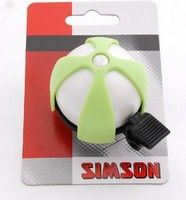 Simson Fietsbel Sport Wit-lime sur carte