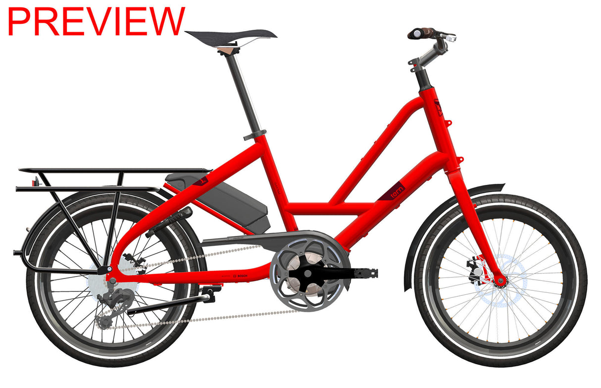 Tern vélo électrique compact quick haul p5i (#1) vélo électrique quick haul p5i 5sp rouge