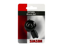 Simson Bicycle Bell Mini 32 mm, Flex Band Attachement noir