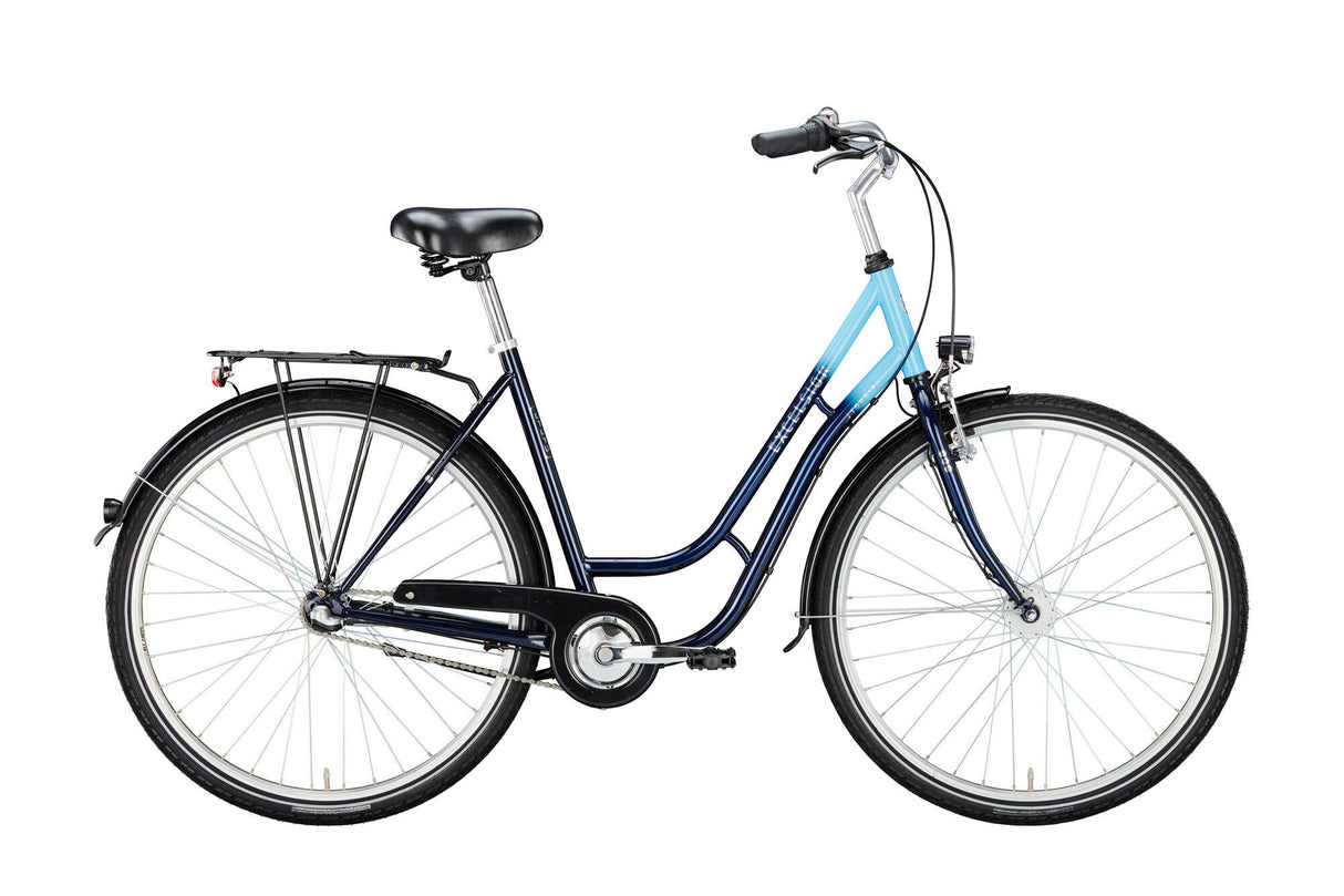 Excelsior city bike touring nd mod. 24 cyclotourisme nd 28 53 tour 1sp bleu bleu