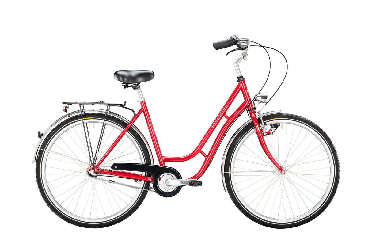 Excelsior city bike touring niro mod. 24 bike touring niro 28 55 tour 3sp rouge met.