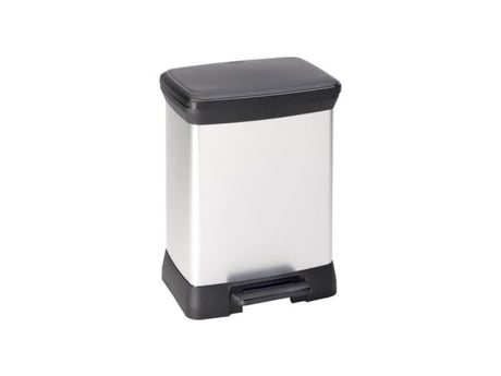 Curver décobine 30l rectangulaire argent