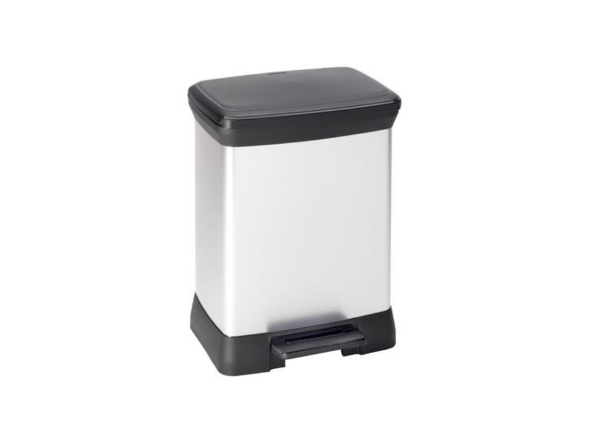 Curver décobine 30l rectangulaire argent