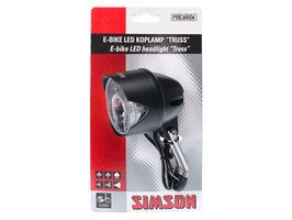 Simson Front Fork Headlight Truss E-Vëlo Black op der Kaart