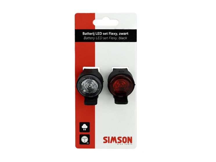 Simson Lighting Set 'Flexy' LED -sæt sort