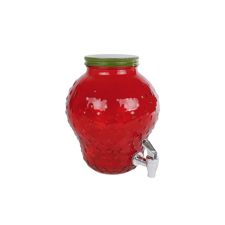 Pic distributeur de boisson à la fraise verre 19x19x24,5cm