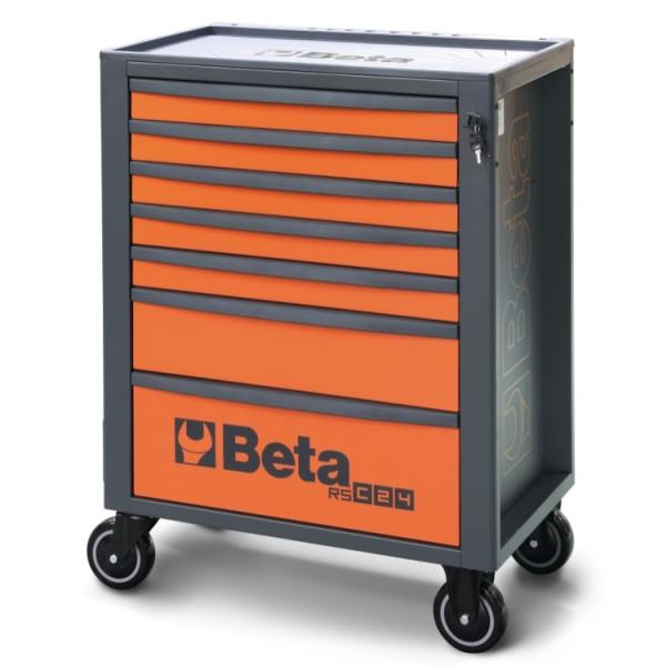 Chariot à outils Beta 7 tiroirs rsc24 7-n noir