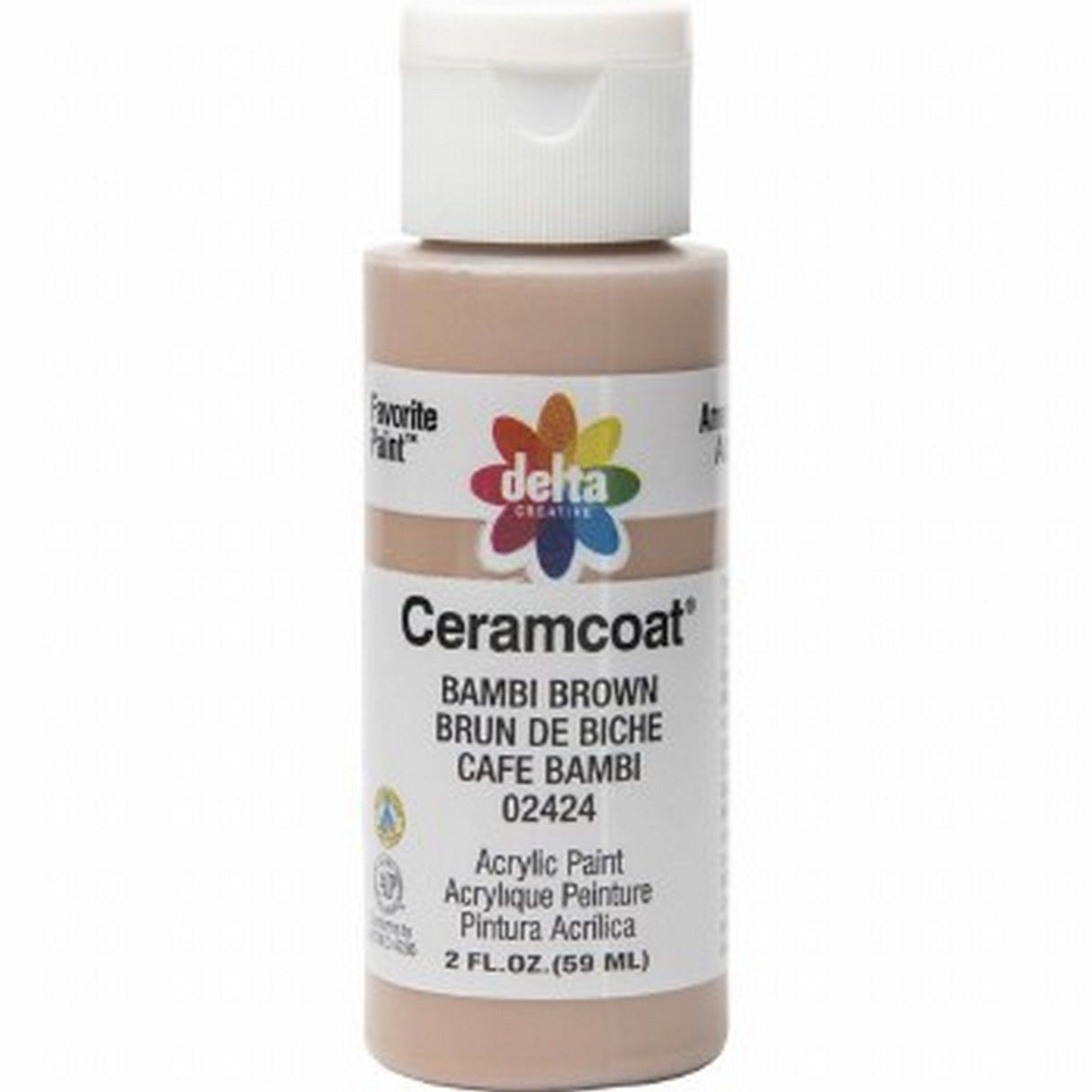 Delta • peinture acrylique mate ceramcoat marron bambi
