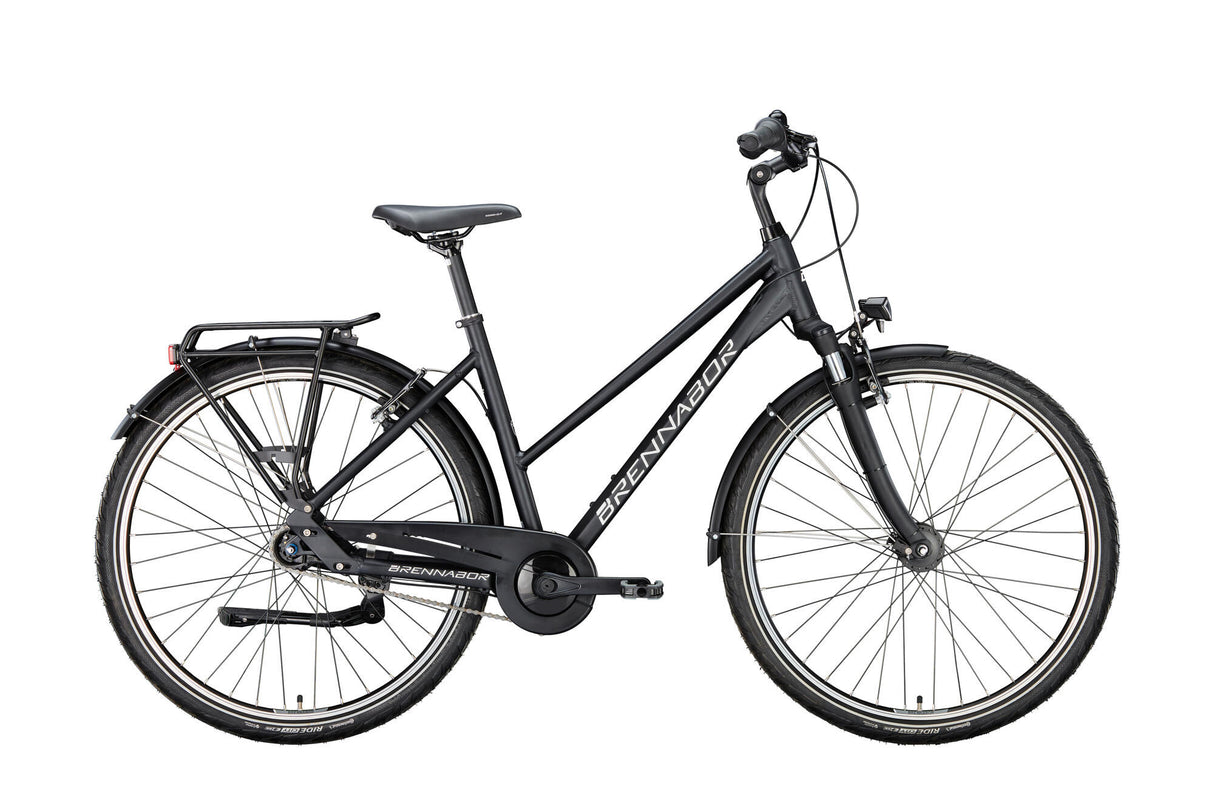 Vélo de randonnée Brennabor t-42 mod. 24 randonnées à vélo t-42 28 45 escaliers. 7sp.noir blanc