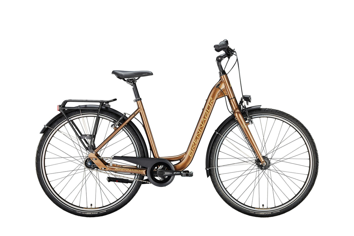 Vélo de randonnée Brennabor T-47 mod. 24 vélo trekking t-47 28 45 vague 7sp. marron beige