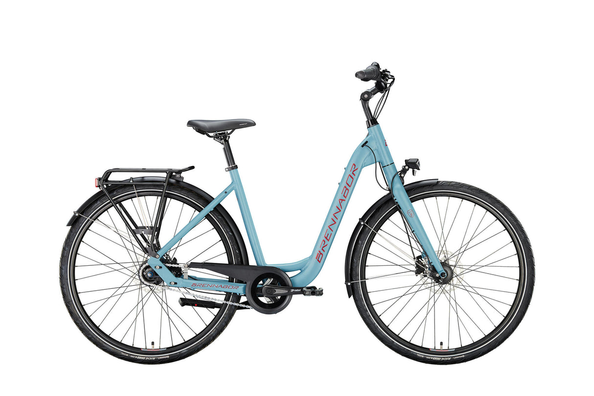 Vélo de randonnée Brennabor T-48 mod. 24 vélo trekking t-48 28 50 vague 8sp. bleu bordeaux