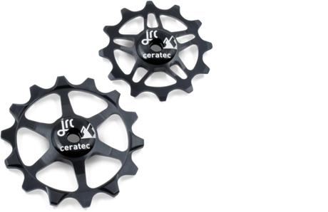 Jrc - jeu de roues de dérailleur céramique sram eagle xx1, x01, gx, nx, sx 12 14t noir
