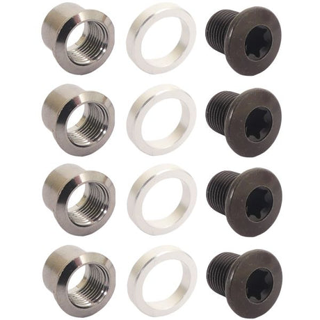 Boulons de plateau Shimano xt pour fc-m8100-2 m8120-b2 (4 pièces)