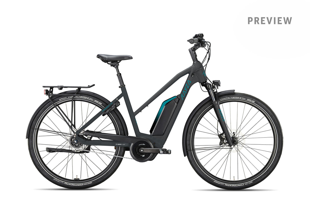 Vélo de trekking électrique Kayza tanana ltd mod. 24 vélo électrique tanana ltd 28 50 trap.5sp bl. essence