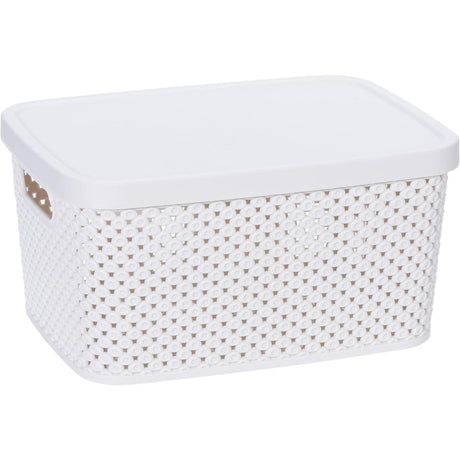 Boîte de rangement divers avec couvercle 22cm différents modèles