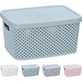 Boîte de rangement divers avec couvercle 22cm différents modèles