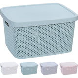 Boite de conservation divers 7000ml avec couvercle 4 couleurs 274x22
