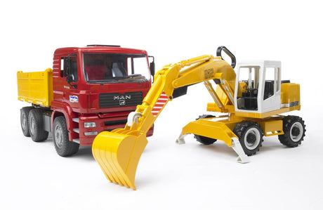 Camion homme Bruder 2751 avec grue Liebherr