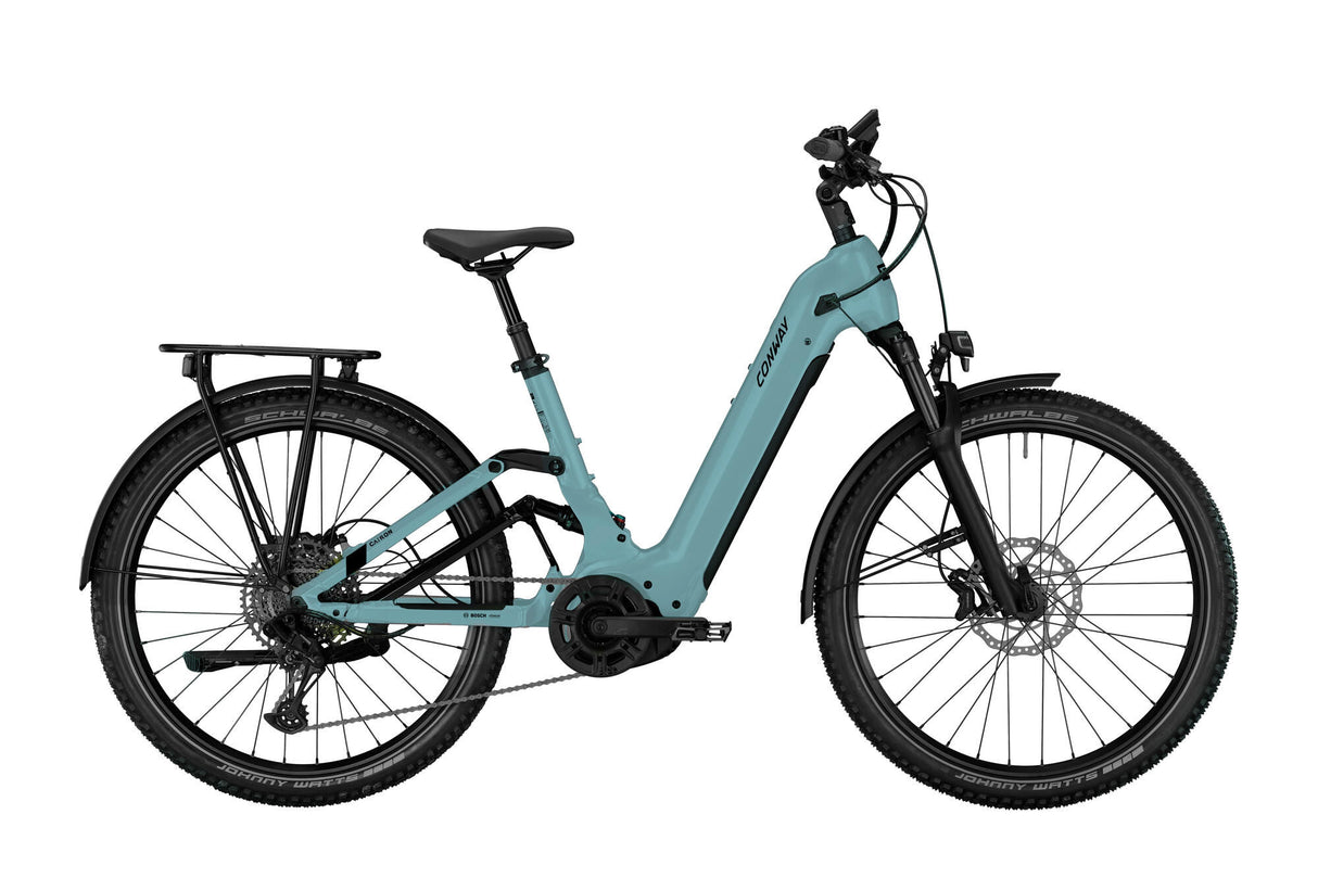 Conway électrique suv cairon suv fs 4.0 (#1) vélo électrique conw.cairon suv fs 4.0 27 42 12sp bleu clair