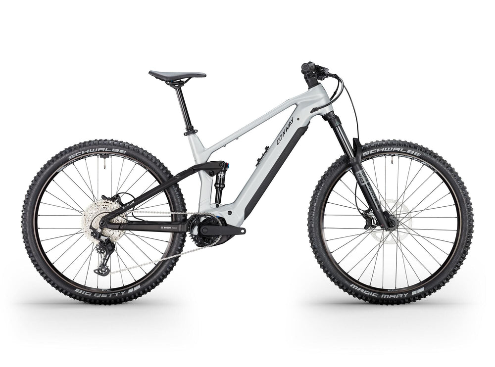 Conway VTT électrique tout suspendu xyron st 4.0 (#1) vélo électrique conw.xyron st 4.0 29 39 12sp full sus.si bl