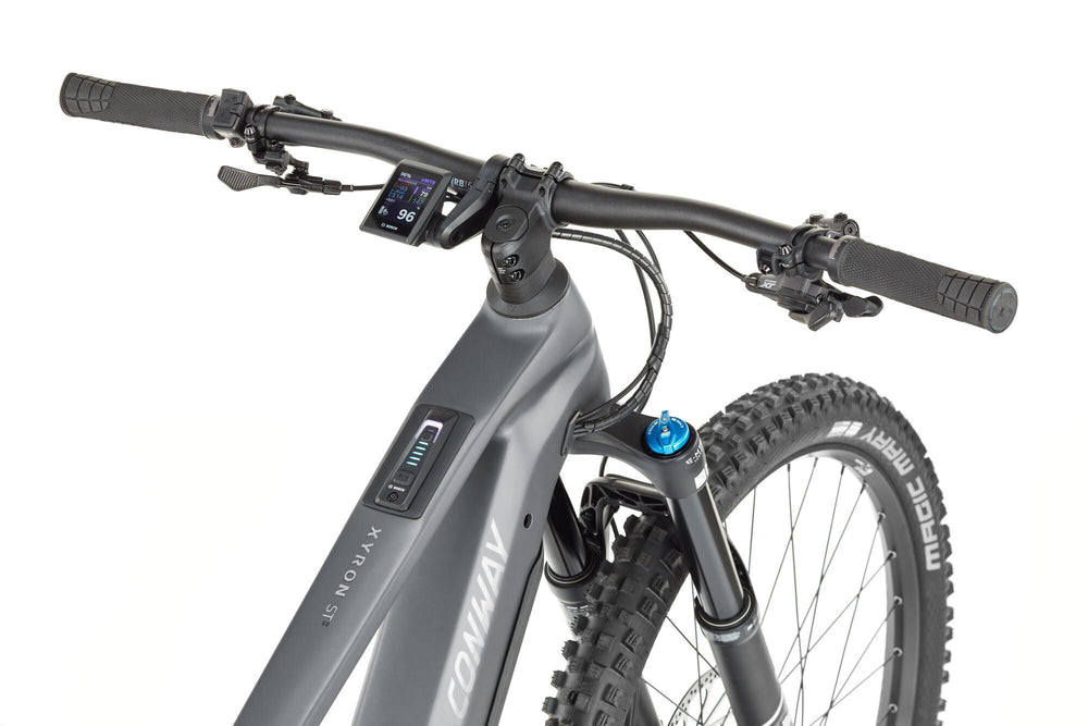 Conway VTT électrique tout suspendu xyron st 5.0 (#1) vélo électrique conw.xyron st 5.0 29 42 12sp full sus.gr bl