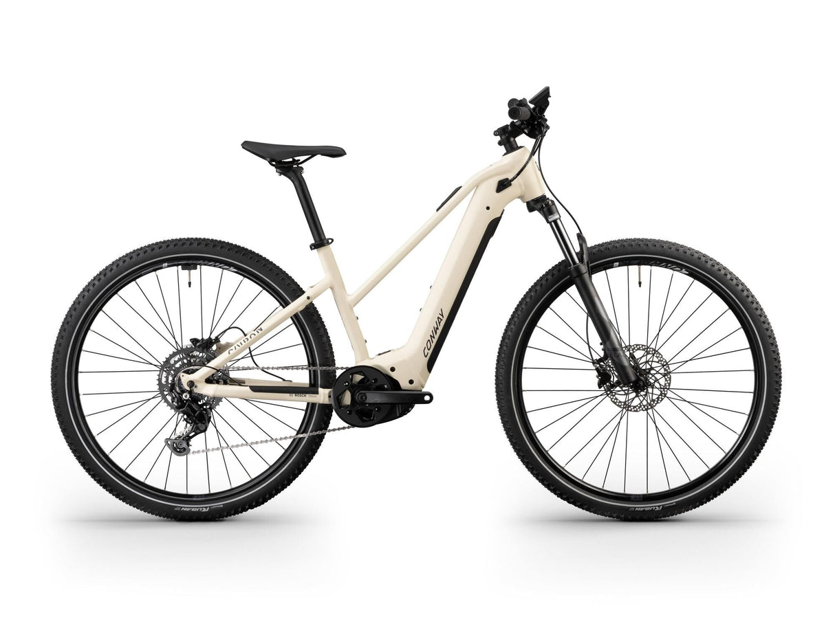 Conway VTT électrique semi-rigide Cairon S 1.0 (#1) Erad Cairon S 1.0 Trap. 27 l 9gg ivoire noir.mat