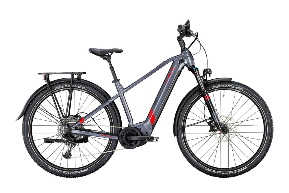Conway SUV électrique Cairon SUV 5.0 mod. 23 ebike conw.cairon suv 5.0 29 49 diam. 12sp gris rouge