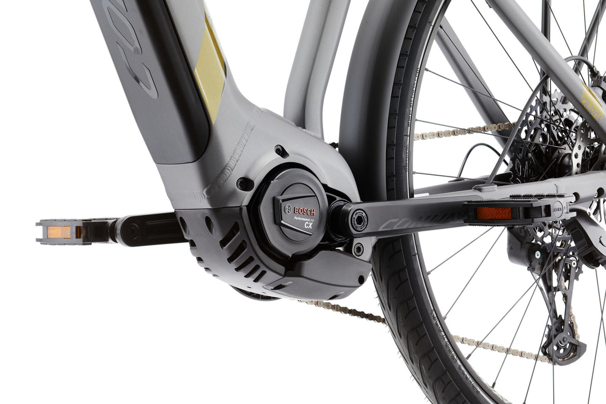 Vélo de trekking électrique Conway Cairon T 5.0 mod. 23 ebike conw.cairon t 5.0 28 41 trap.12sp gris bro.