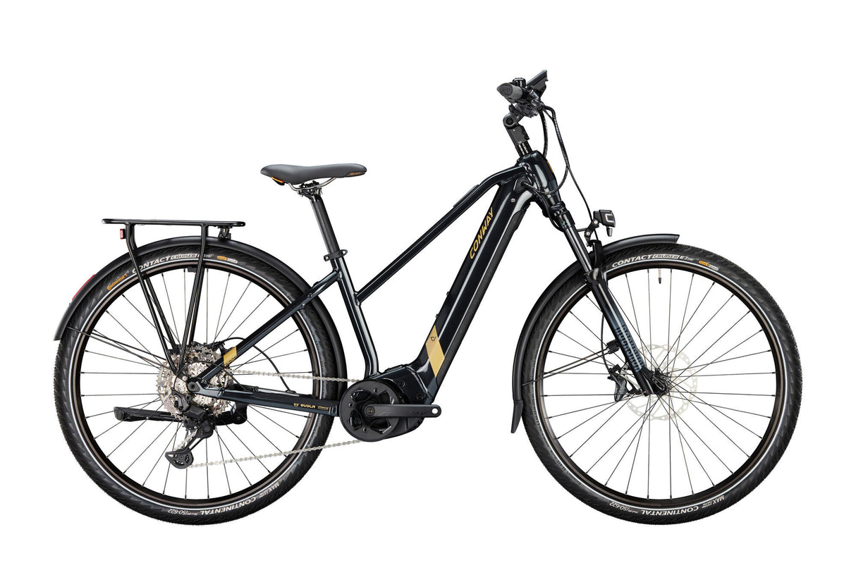 Vélo de trekking électrique Conway Cairon T 6.0 mod. 24 ebike conw.cairon t 6.0 28 53 trap.11sp bl. or