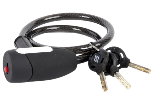 Python Pythonslot Cable Lock 10x60cm noir sur carte