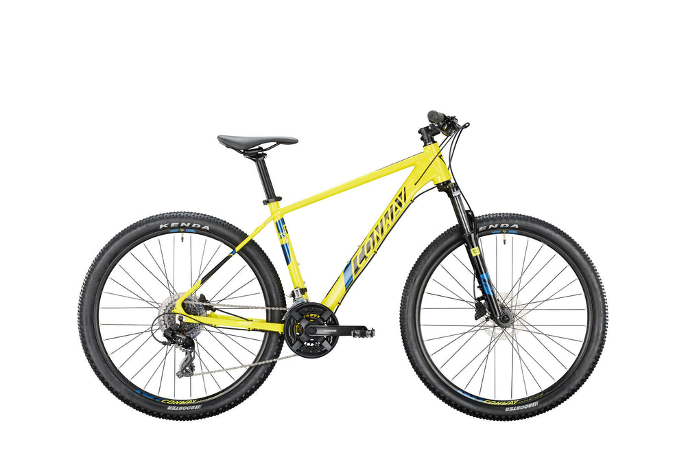 Conway vtt semi-rigide ms 3.7 mod. 24 participants à vélo. ms 3.7 27.5 51 semi-rigide 21sp bleu acide