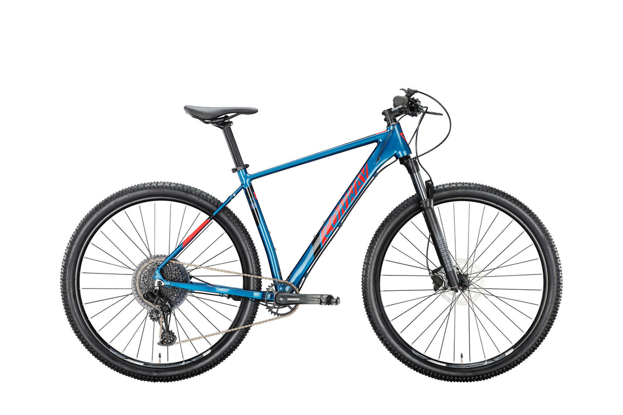 Conway vtt semi-rigide ms 9.9 mod. 24 vélos ms 9,9 ge. 29 s semi-rigide 12 vitesses rouge pétrole