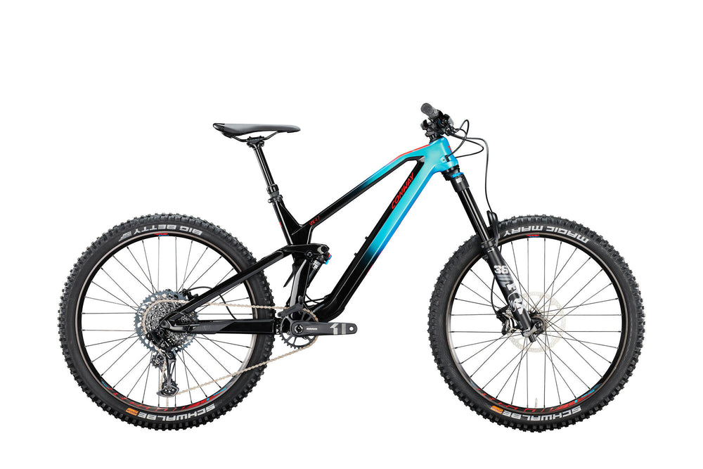 Conway vtt tout suspendu wme 4.7 mod. 24 vélos conw.wme 4,7 27,5 43 full sus.12sp turq. éd