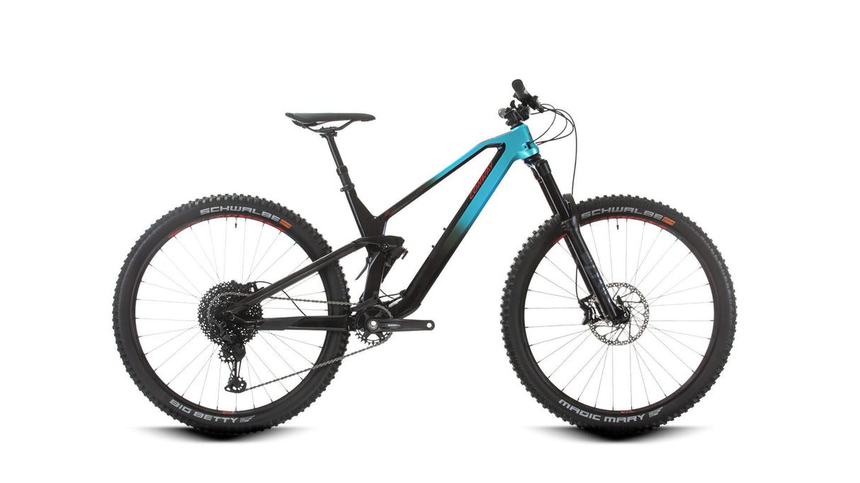 Conway vtt tout suspendu wme 5.9 mod. 22 vélos conw.wme 5.9 29 43 full sus.12sp turq. éd