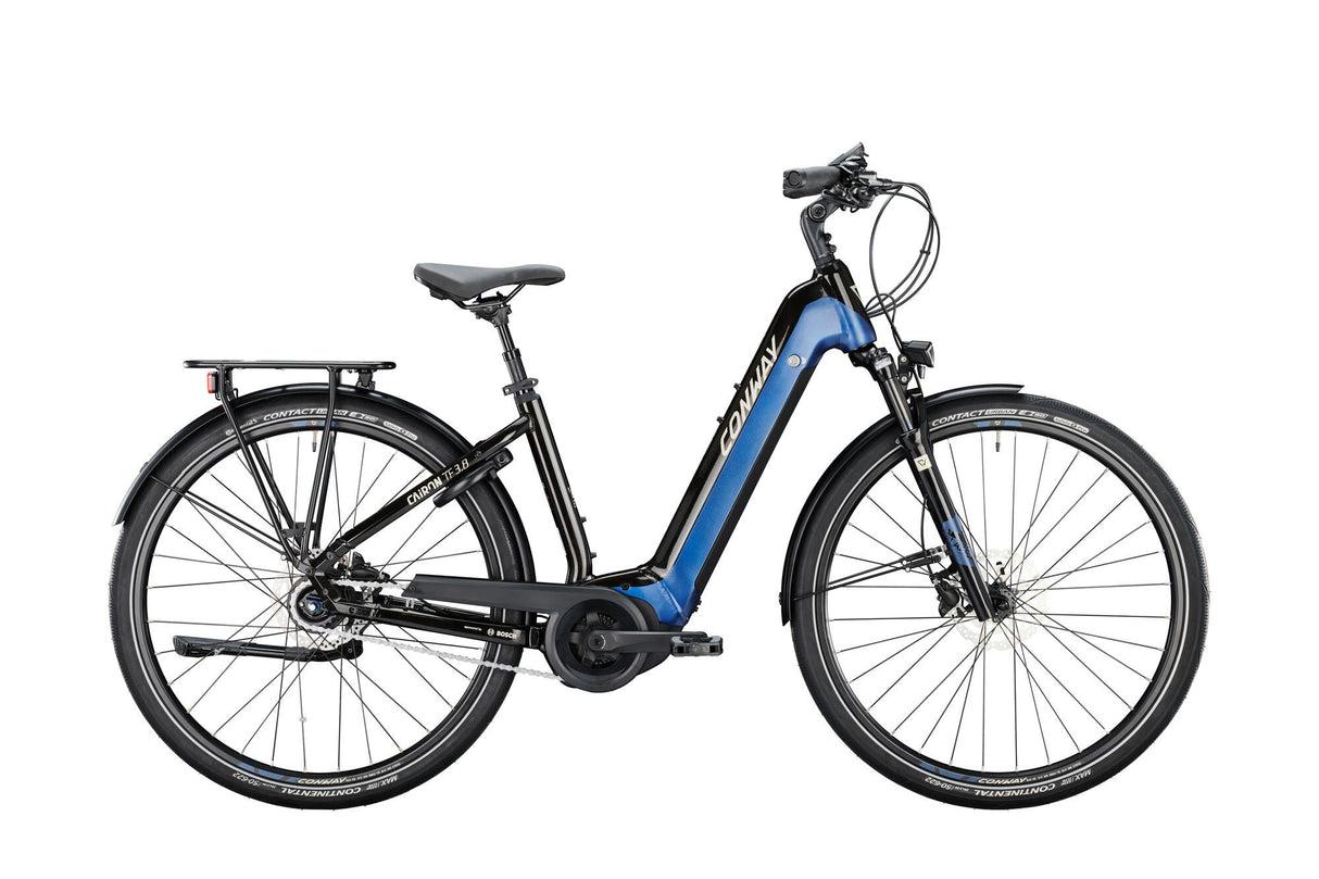 Vélo de trekking électrique Conway Cairon TF 3.8 mod. 24 ebike conw.cairon tf 3.8 28 42 wave 8sp bleu pl.