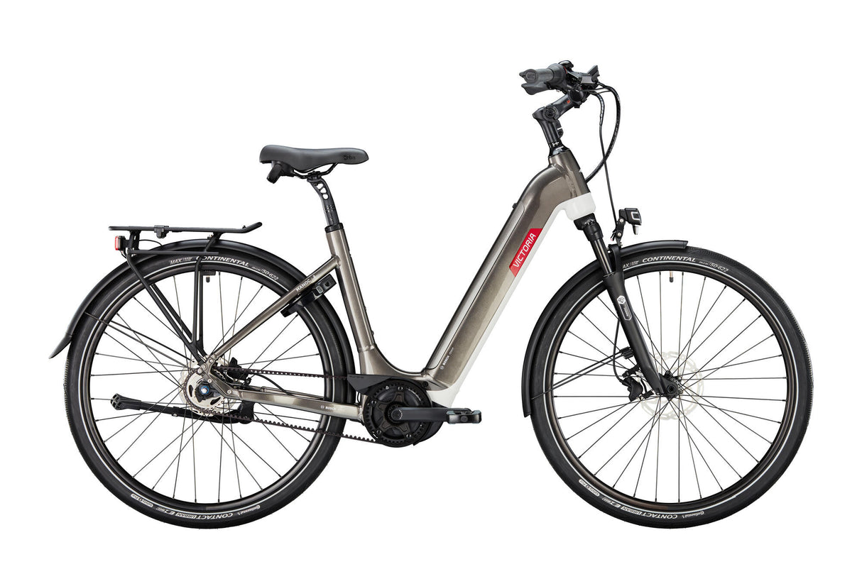 Vélo de trekking électrique Victoria Manoc 3 (#1) ebike vict. manoc 3 28 58 vague 5sp cb quartz gris