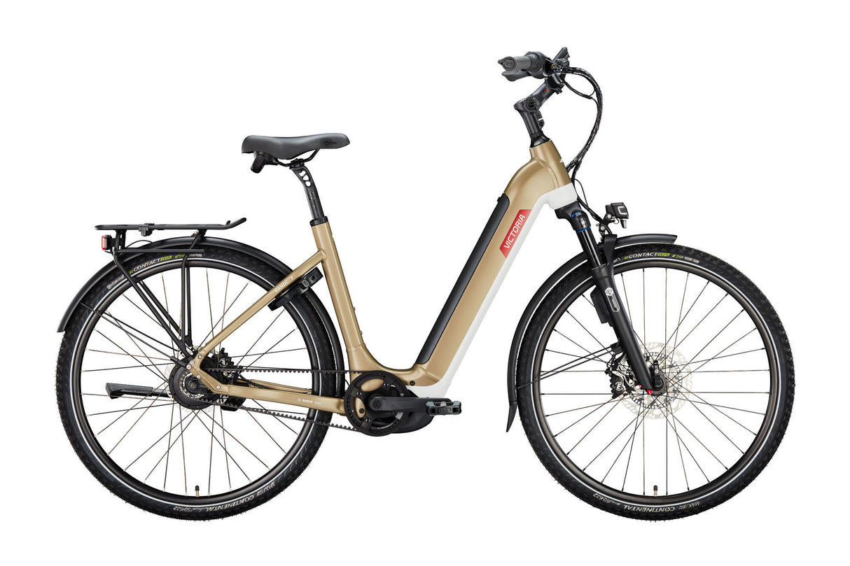 Vélo de trekking électrique Victoria Manoc 7 (#1) ebike vict. manoc 7 28 46 etc. gris vague