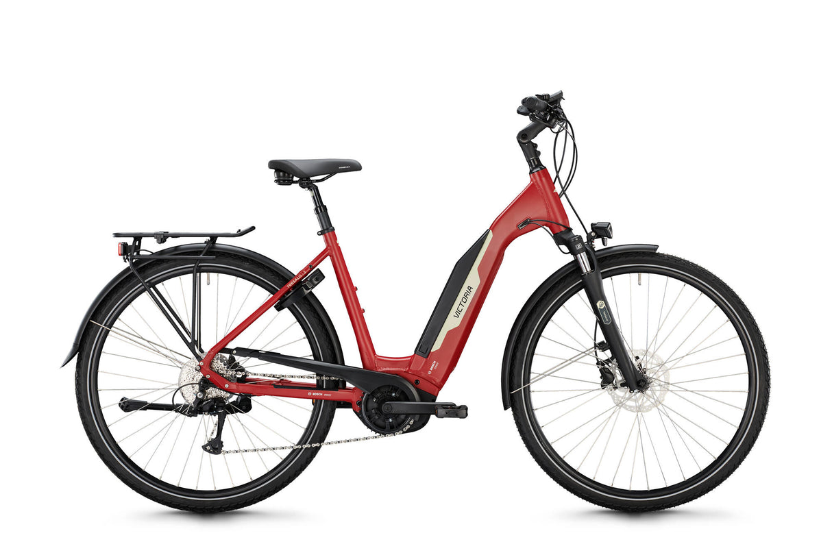 Vélo de trekking électrique Victoria tresalo 2 (#1) ebike vict. tresalo 2 28 46 9sp vague rouge