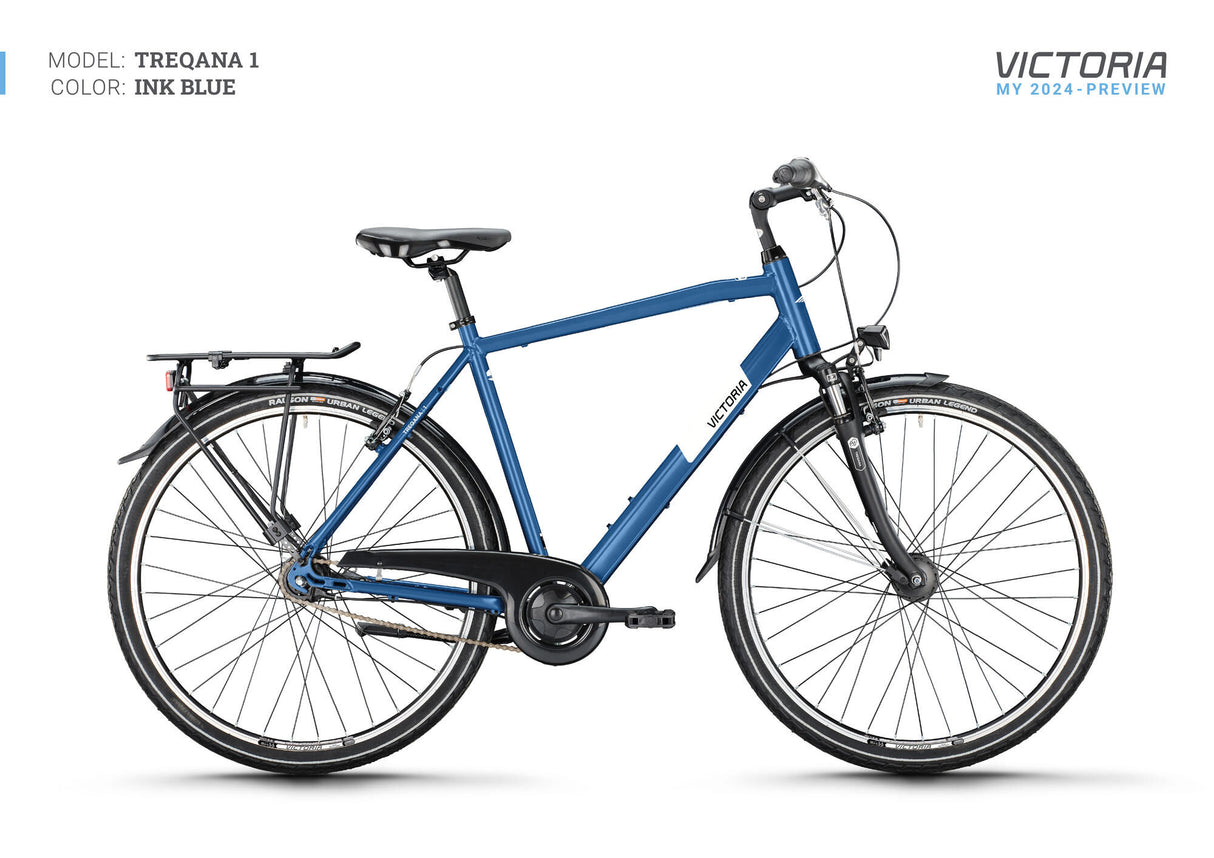 Vélo de trekking Victoria treqana 1 mod. 24 vélos vict.treqana 1 28 61 diam. 7sp d'encre bleue